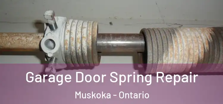 Garage Door Spring Repair Muskoka - Ontario