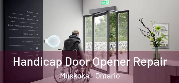 Handicap Door Opener Repair Muskoka - Ontario