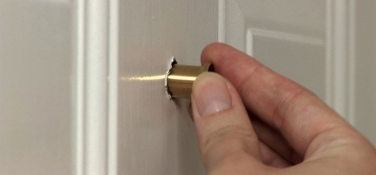 peephole door repair in Muskoka